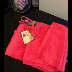 Brand new juicy couture pink terry track pant